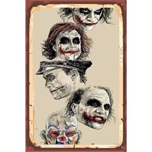 hediyeniburadabul Joker Retro Ahşap Duvar Poster 20X30