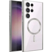 ENCO Mey Ithalat®  Samsung Galaxy S24 Ultra Kılıf Kross Magneticsafe Kapak - Titan Gri