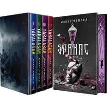 Ephesus Yayınları Yaralasar Serisi Seti 4 Kitap Ciltli Kutulu ve Sarkaç 2 Göz Bağı Ciltli Yan Boyamalı (Maral Atmaca) 2li Set