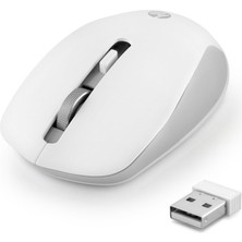 Skygo Sessiz Kablosuz Mouse Optik 800/1600 Dpi - Beyaz S1000B