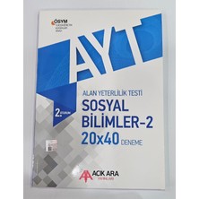 Açıkara Yayınlarıayt Sosyal Blimler 2 Testi 20*40 Deneme