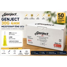 Genject Mezoterapi 30G/4MM Iğne Ucu 50'li