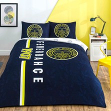 Taç Lisanslı Fenerbahçe Arma Pamuk Çift Kişilik Nevresim Takımı