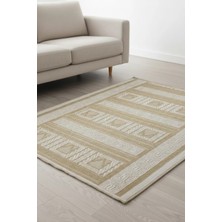 Ayduran Halı Rolyef Iskandinav Kabartmalı Sisal Bukle Yıkanabilir Kaymaz Taban Salon Mutfak Çocuk Odası Halısı