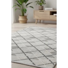 Ayduran Halı Rolyef Iskandinav Kabartmalı Sisal Bukle Yıkanabilir Kaymaz Taban Salon Mutfak Çocuk Odası Halısı