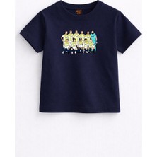 Rabona Fashion Sarı Lacivert 2008 Sevilla Zaferi Çocuk T-Shirt