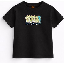 Rabona Fashion Sarı Lacivert 2008 Sevilla Zaferi Çocuk T-Shirt