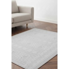 Ayduran Halı Rolyef Iskandinav Kabartmalı Sisal Bukle Yıkanabilir Kaymaz Taban Salon Mutfak Çocuk Odası Halısı