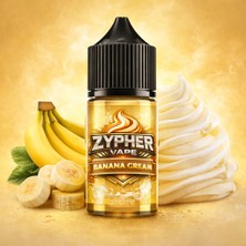Banana Cream 30 Ml/36 Mg Salt Yüksek Aroma Likit