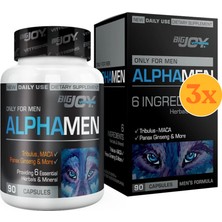 Suda Bigjoy Alphamen Erkekler Için Vitamin 90 Kapsül - 3 Adet (Toplam 270 Kapsül)