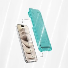 iPhone 17 Pro Uyumlu Benks Glass Warrior Hd 0.3mm Cam Ekran Koruyucu Uygulama Aparatlı Şeffaf