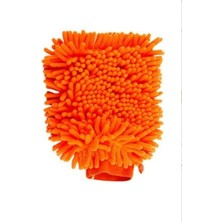 Mikrofiber Makarna Yıkama Eldiveni Turuncu