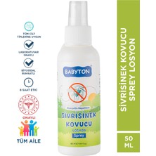 Babyton Sivrisinek Kovucu Losyon Sprey 50 ml