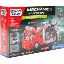 Clementoni 2in1 Bilim ve Oyun: Mechanics Laboratory Itfaiye Aracı