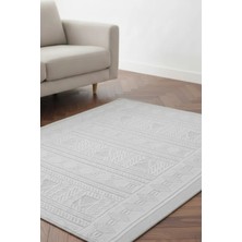 Ayduran Halı Rolyef Iskandinav Kabartmalı Sisal Bukle Yıkanabilir Kaymaz Taban Salon Mutfak Çocuk Odası Halısı