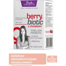 Suda Probiotic Berrybiotic 60 Kapsül Türkiye Menşeli Bağırsak Mikrobiyotasını Dengeleyen Ürün