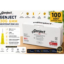 Genject Mezoterapi 30G/6MM Iğne Ucu 100'LÜ