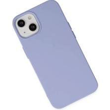 Mrs-  iPhone 14 Plus Kılıf Nano Içi Kadife Silikon - Lila -548484