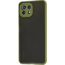 Mrs-  Xiaomi Mi 11 Lite Kılıf Montreal Silikon Kapak - Açık Yeşil -548484