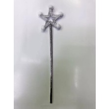 Mrs- Yıldız Peri Asası Sihirli Değnek Beyaz Ponponlu -548484