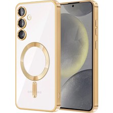 Csmtex Newface  Galaxy S24 Kılıf Kross Magneticsafe Kapak - Gold
