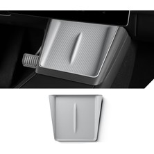 Oled Garaj Tesla Model Y Juniper Için Uyumlu Kablosuz Şarj Pedi (Çapraz Tarz) Gri