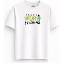 Rabona Fashion Sarı Lacivert 2008 Sevilla Zaferi T-Shirt