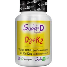 Suda Vitamin Suda-D D3+K2 60 Kapsül