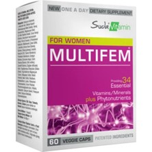 Suda Vitamin Multifem Multivitamin 60 Kapsül