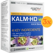Suda Vitamin Kalm-Hd 60 Bitkisel Kapsül - 3 Adet (Toplam 180 Kapsül) - Dezenfektan Hediyeli (%72 Alkol)