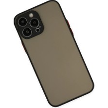 Mrs-  iPhone 15 Pro Max Kılıf Montreal Silikon Kapak - Siyah -548484