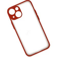 Mrs-  iPhone 15 Kılıf Montreal Silikon Kapak - Kırmızı -548484