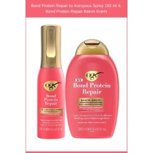Ogx Bond Protein Repair Isı Koruyucu Sprey 193 ml & Bond Protein Repair Bakım Kremi