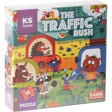 Mrs- Prs 32702 The Traffic Rush Pre School Puzzle 12 Parça -548484