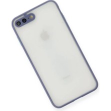 Mrs-  iPhone 7 Plus Kılıf Montreal Silikon Kapak - Gri -548484