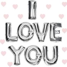 Mrs- I Love You Folyo Balon Gümüş Renk 35 cm -548484