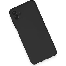 Mrs-  Samsung Galaxy A04 Kılıf Nano Içi Kadife Silikon - Siyah -548484