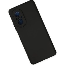 Mrs-  Huawei Nova 9 Se Kılıf Nano Içi Kadife Silikon - Siyah -548484