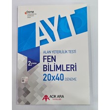 Açıkara Yayınları Ayt Fen Bilimleri 20*40 Deneme