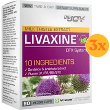 Suda Vitamin Milk Thistle Extract Livaxine 60 Kapsül - 3 Adet (Toplam 180 Kapsül)