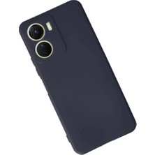 Mrs-  Vivo Y16 Kılıf First Silikon - Lacivert -548484