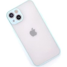Mrs-  iPhone 14 Kılıf Montreal Silikon Kapak - Turkuaz -548484