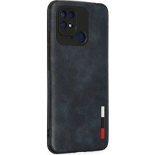 Mrs-  Xiaomi Redmi 10C Kılıf Loop Deri Silikon - Lacivert -548484