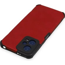 Mrs-  Xiaomi Redmi Note 12 5g Kılıf Loop Deri Silikon - Kırmızı -548484