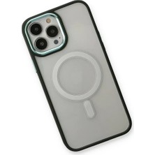 Mrs-  iPhone 14 Pro Max Kılıf Room Magneticsafe Silikon - Köknar Yeşili -548484