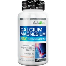 Suda Vitamin Kalsiyum Magnezyum Çinko Zinc Plus 100 Tablet