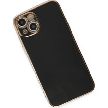 Mrs-  iPhone 15 Kılıf Volet Silikon - Siyah -548484