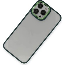 Mrs-  iPhone 14 Pro Kılıf Dora Kapak - Haki Yeşil -548484