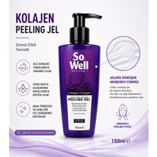 So Well Granül Kolajen Yüz Temizleme Jeli 150 ml – Ölü Deri Temizleyici & Siyah Nokta Karşıtı