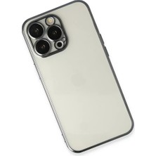 Mrs-  iPhone 14 Pro Kılıf  Lensli Silikon - Siyah -548484